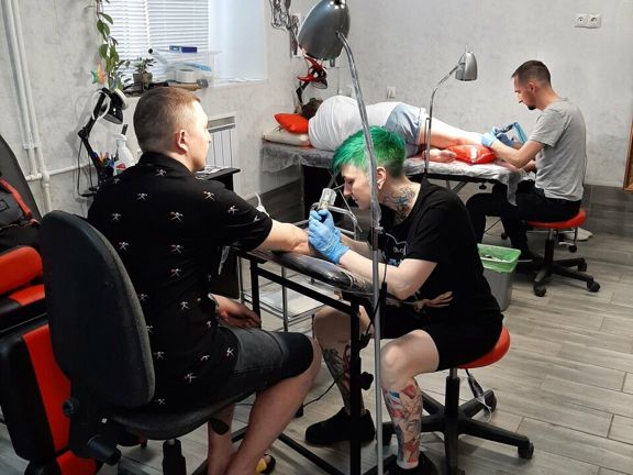 1 Art studio Tattoo Saxon, интерьер