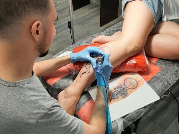 1 Art studio Tattoo Saxon, интерьер