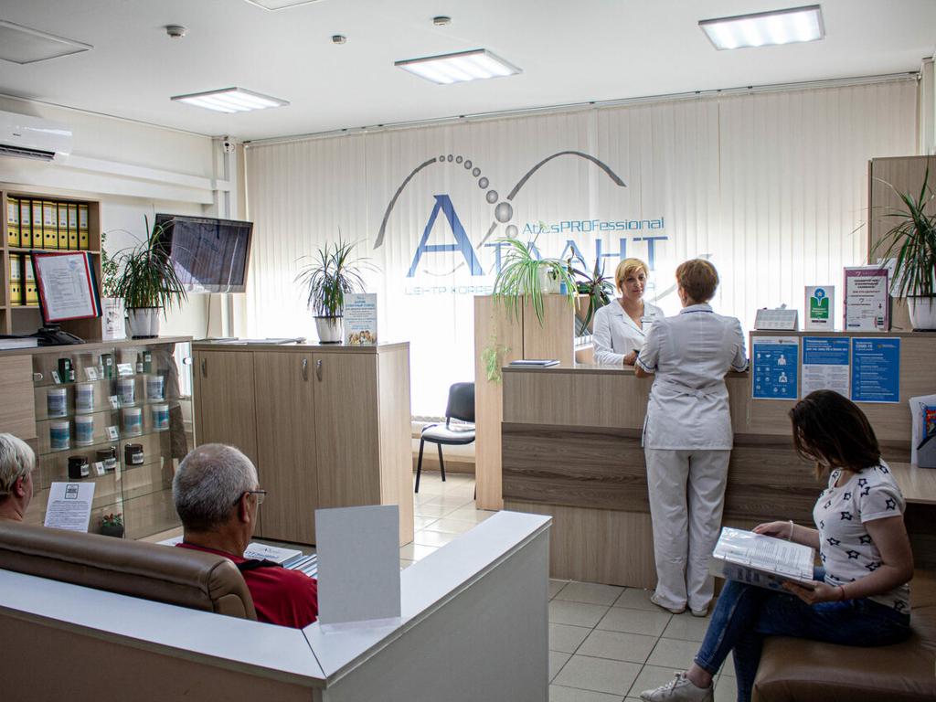 Атлант, интерьер