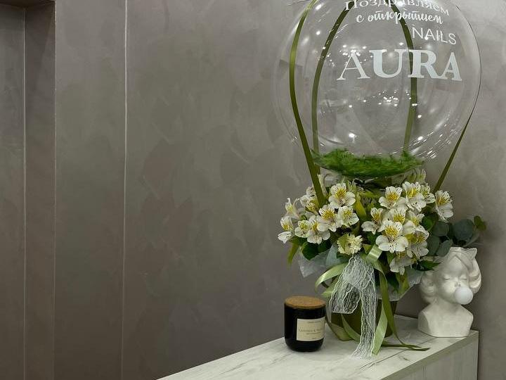 Aura nails, интерьер