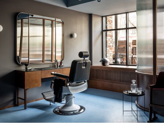 Barberia, интерьер