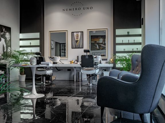Barberia Numero Uno, интерьер