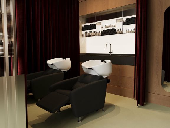 Barberia, интерьер