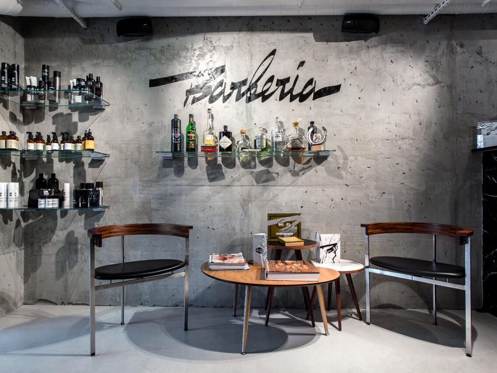 Barberia, интерьер