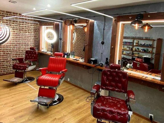 Barbers_msk, интерьер