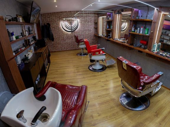 Barbers_msk, интерьер