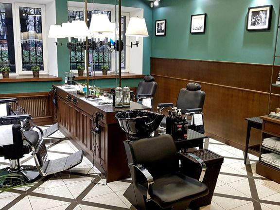 Barbershop X. O., интерьер