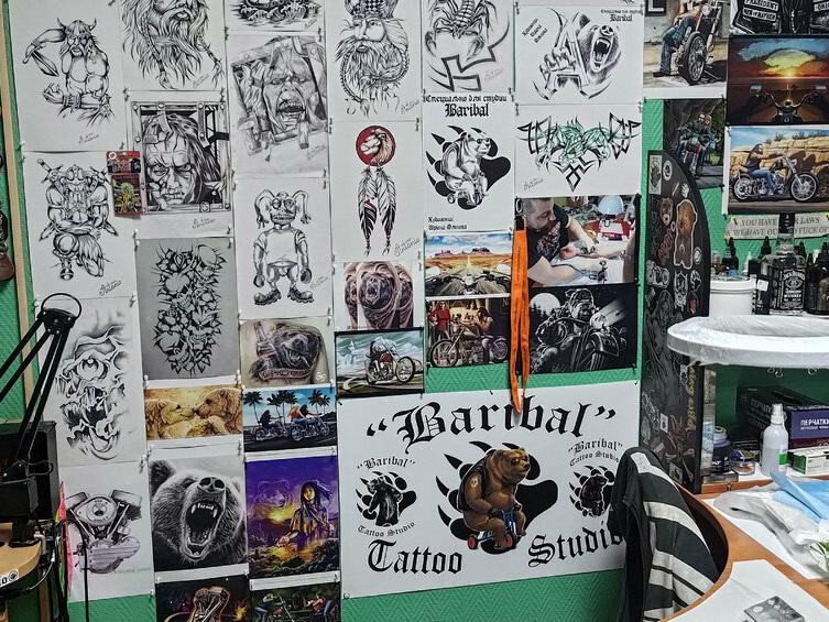 Baribal Tattoo Studio, интерьер