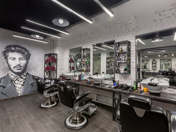Barvar barbershop, интерьер