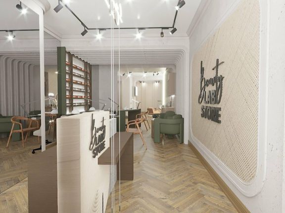 Beauty Lab Store, интерьер