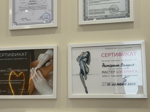 Без Волос и Точка, интерьер
