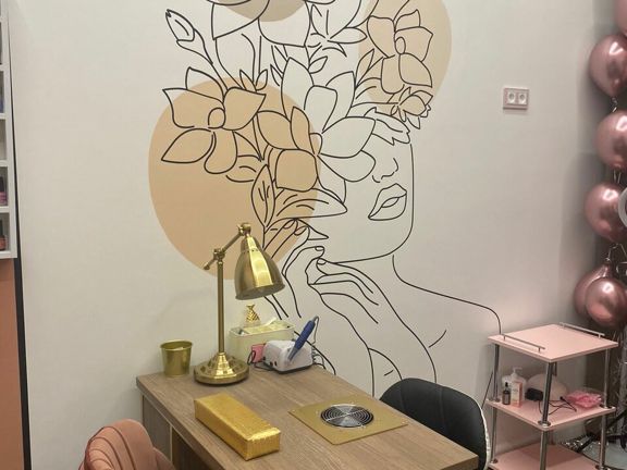 Bloom nail bar, интерьер