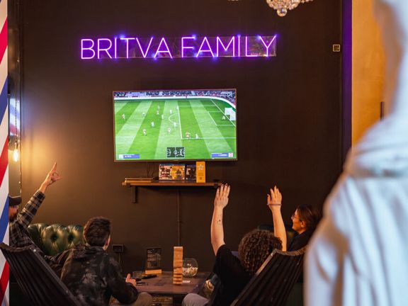 Britva, интерьер