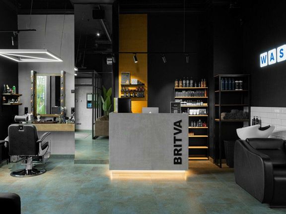 Britva, интерьер