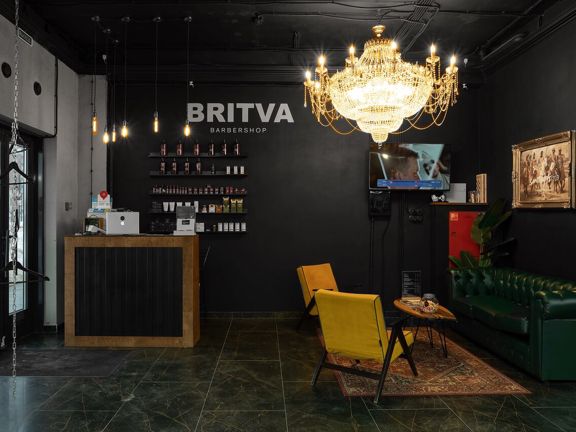 Britva, интерьер