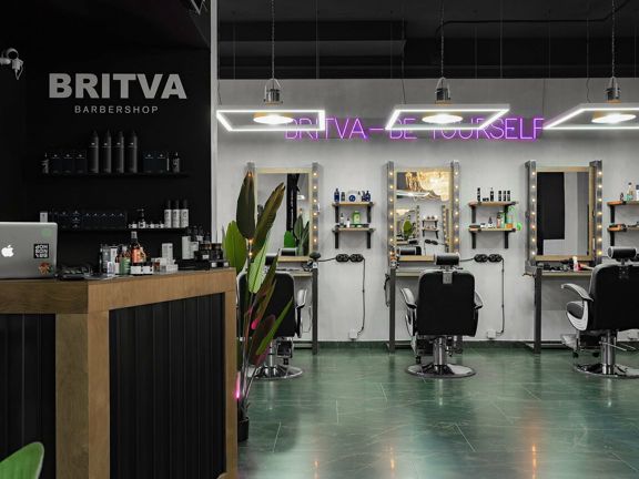 Britva, интерьер