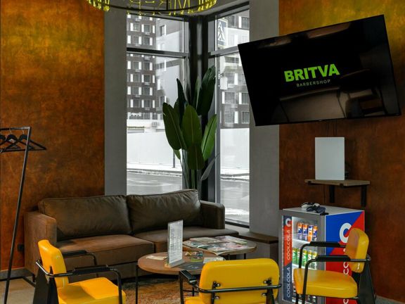 Britva, интерьер