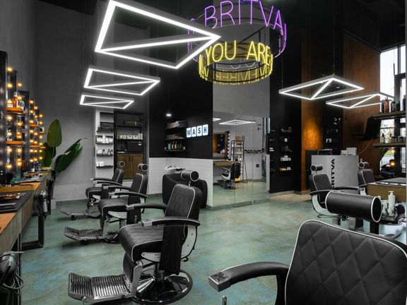 Britva, интерьер