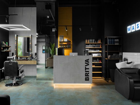 Britva, интерьер