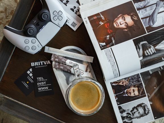 Britva, интерьер