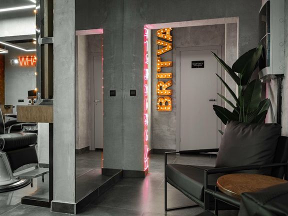 Britva, интерьер
