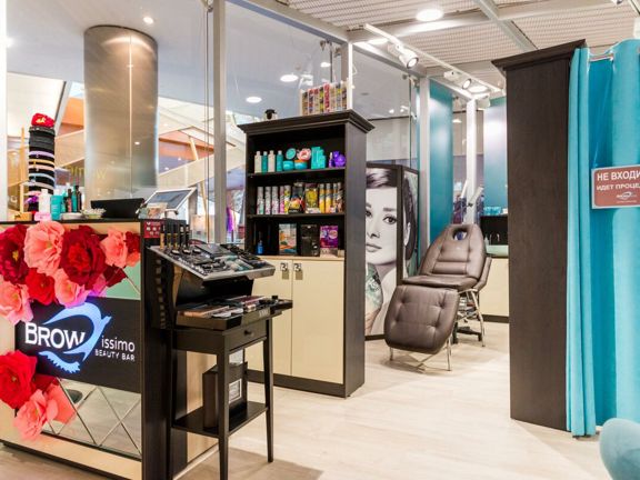Browissimo Beauty Bar, интерьер