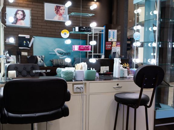 Browissimo Beauty Bar, интерьер