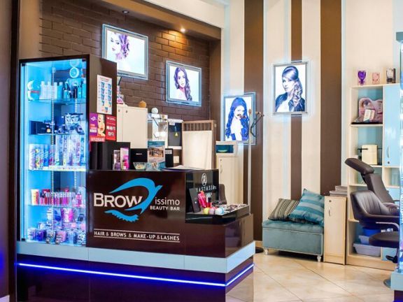 Browissimo Beauty Bar, интерьер