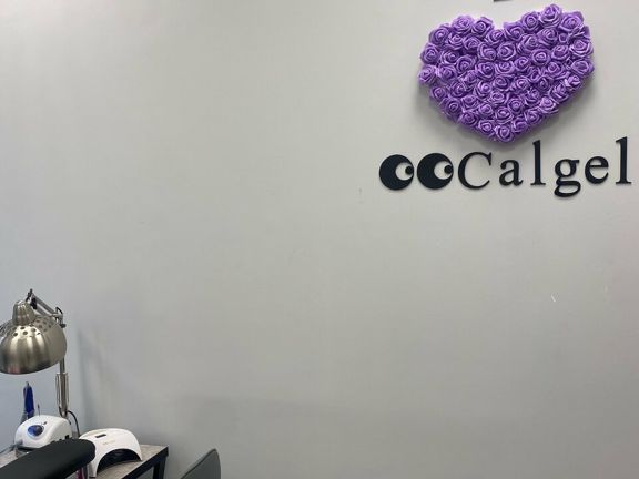 Calgel ногти, интерьер