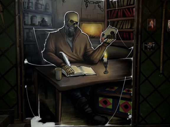 Чёрная Кость, интерьер