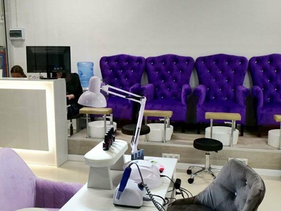 City Nails, интерьер