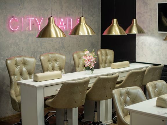 City Nails, интерьер