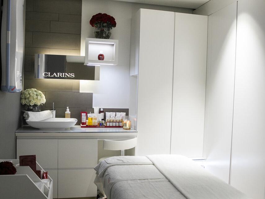 Clarins SPA, интерьер