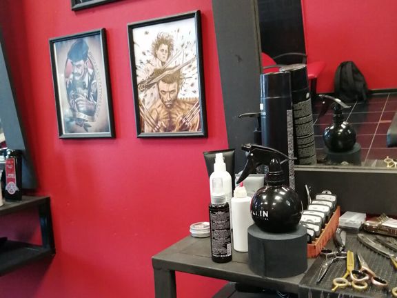 Эко barber, интерьер