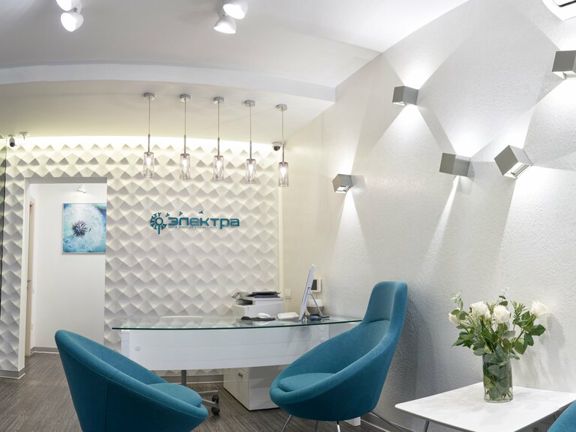 Электра, интерьер