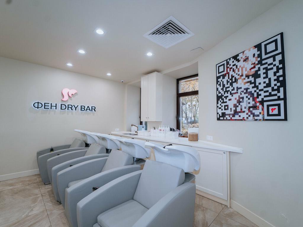 Фен Dry Bar, интерьер