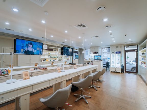 Фен Dry Bar, интерьер