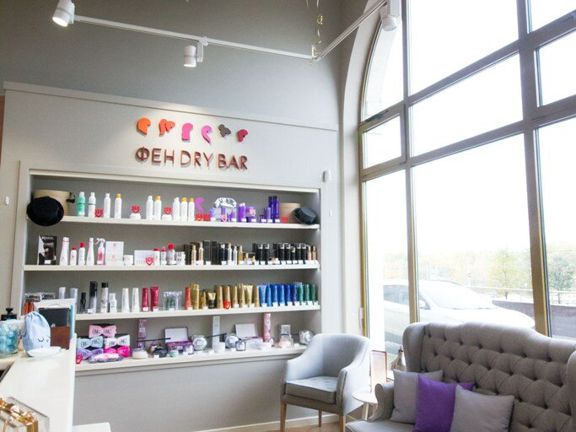Фен Dry Bar, интерьер
