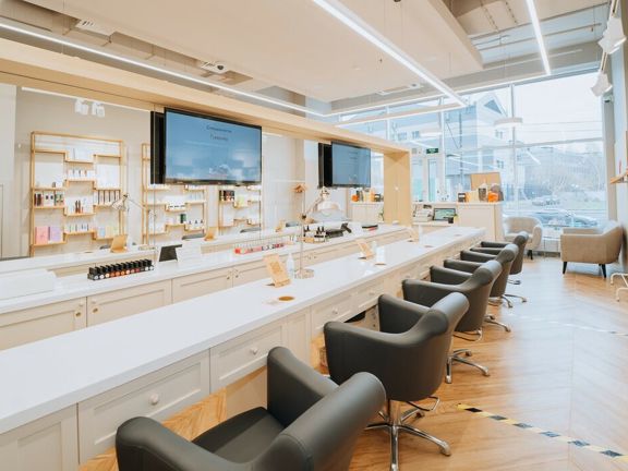 Фен Dry Bar, интерьер