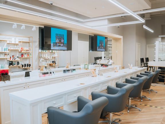 Фен Dry Bar, интерьер