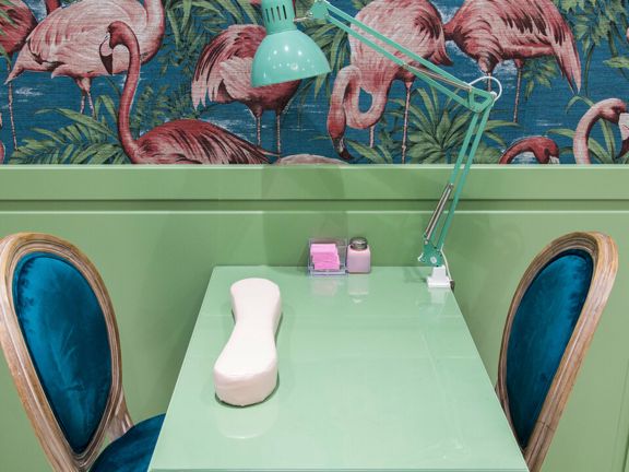Flamingo, интерьер