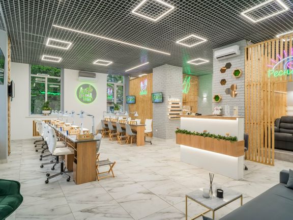 Fresh Nail Bar, интерьер