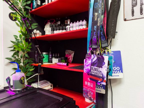 G & S Tattoo art studio, интерьер