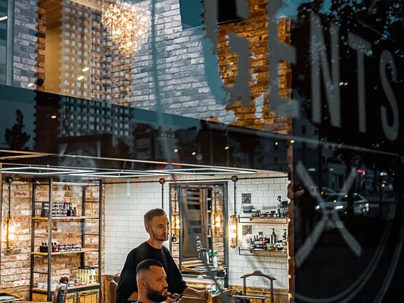 Gents Barbershop, интерьер