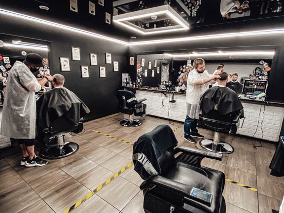 Good Barbers, интерьер