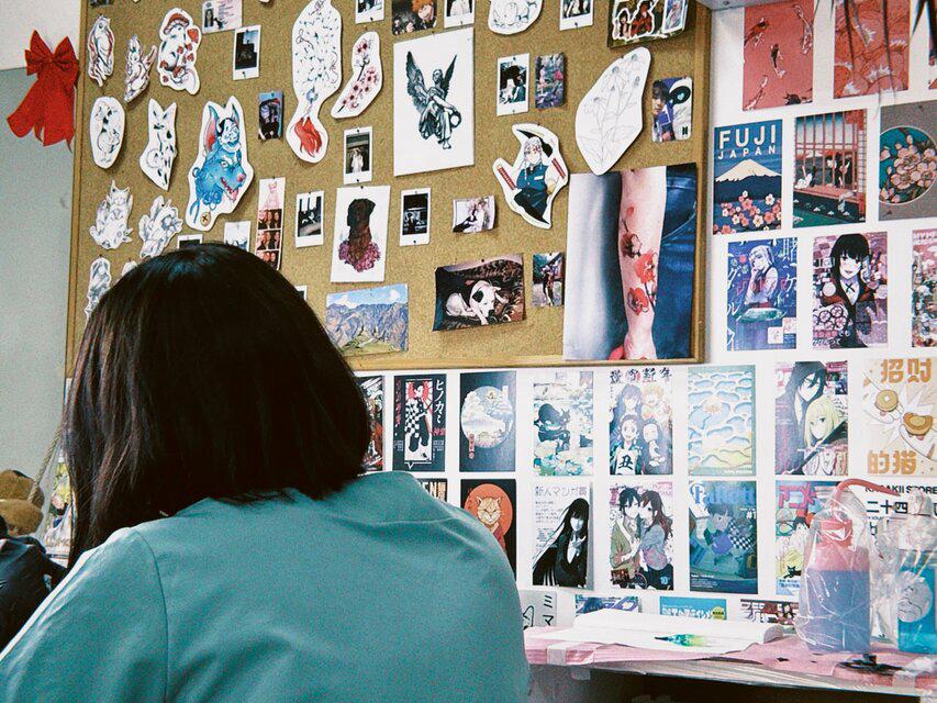 Green Room, интерьер