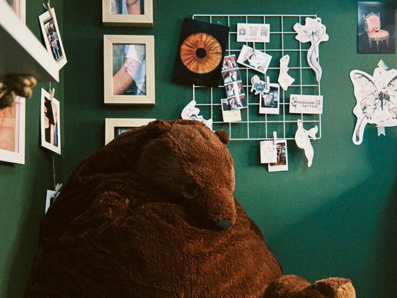 Green Room, интерьер
