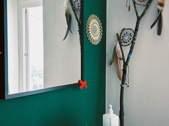 Green Room, интерьер