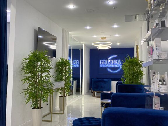 Grushka, интерьер