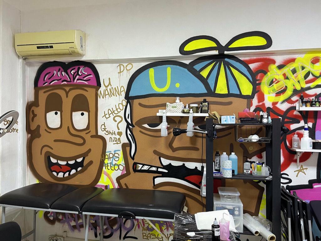 Haps Tattoo, интерьер